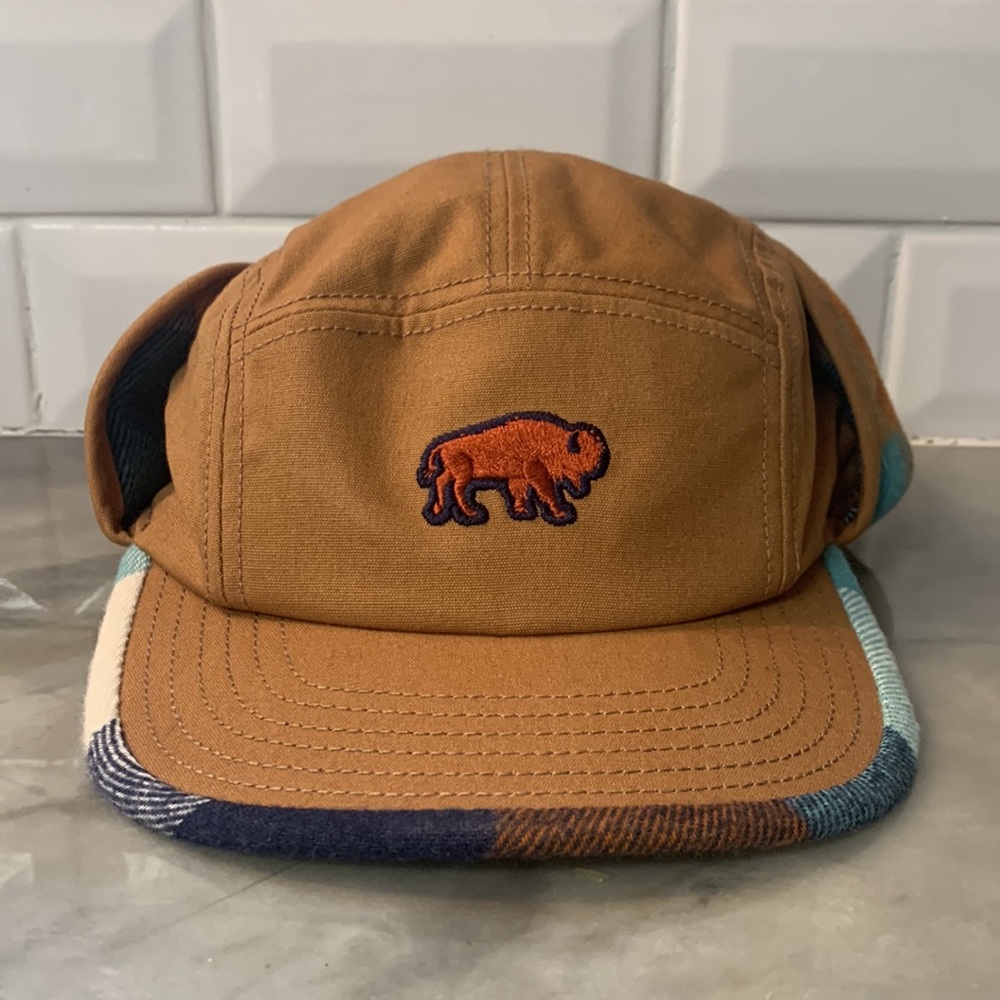 United By Blue Bison Ear-flap 5-panel Hat